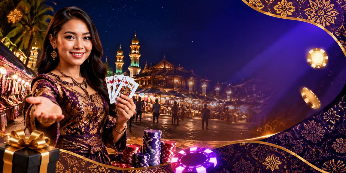 Permainan poker dengan tema batik di Kota Bharu